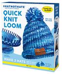 Creativity for Kids Hat Not Hate Quick Knit Loom - Create 2 DIY Knitted Beanie Hats with Lion Brand Yarn