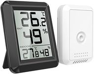 AMIR Indoor Outdoor Thermometer, Di