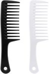 Anti-static large tooth tangle comb, wide tooth hair comb, hairdressing and shampooing comb，suitable for thick long and curly hair