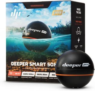 Deeper Pro+ Smart Sonar WiFi Fish Finder with GPS – Castable, Portable