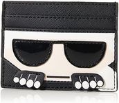 KARL LAGERFELD Women's Maybelle Case Credit Card Holder, Blk Multi, One Size