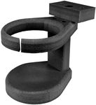 Southern Homewares Adirondack Chair Cup Holder Attachment, Durable Poly Lumber, Adjustable, Ideal for Your Polywood Outdoor Furniture, Black