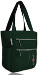 WILD MODA Women Kareena Multipurpose Shoulder & Tote Bag (Green & Grey)