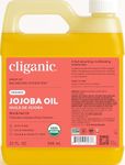 Cliganic Organic Jojoba Oil Bulk 32oz, 100% Pure