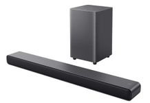 TCL S55HK 2.1 channel Dolby Atmos Soundbar,220W max power with dual bass system,support DTS Virtual X,HDMI eARC and Bluetooth 5.3,soundbar with wireless subwoofer,home cinema, S Seires