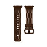 Fitbit Ionic Perforated Leather Accessory Band, Cognac, Small, 0.1 lb, 1 Count