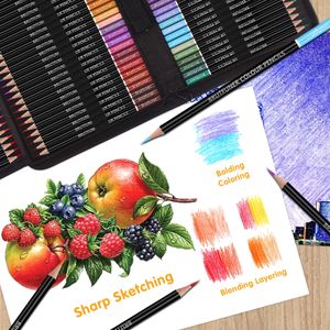 Melifluo 72-Color Pencil Set – Artist Quality Coloring Pencils