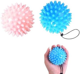 2 Pcs Stress Ball for Adults, Hand Ball Massage，Stress Balls Hand Therapy,Spiky Massage Balls Hands，for Hands Exercise - Relief Stres, as Well as Physical Therapy