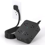 10 Ft Power Strip Long Cord, Extens