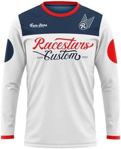 Men's Downhill Motorcycle Sportwear Cycling Jersey Mountain Bike T Shirt Long Sleeve Anti-uv MTB Jersey Racewear