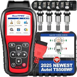 Autel MaxiTPMS TS508WF KIT TPMS Relearn Tool, 2025 Newest WiFi Ver. of TS508 TS501 TS408 w/ 4PCS 2-in-1 Press-in MX-Sensors[£120 Value], Activate All Sensors, Program MX-Sersors, Quick & Advance Mode
