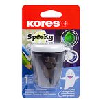 Kores - Pencil Sharpener - Spooky Sharpener with Container, Steel Blades - School Supplies, Office Supplies, Cute Stationery, University Supplies - Pack of 1