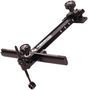 Single Pin Archery Recurve Bow Sight-Aluminum T-Shaped Left Right Handed Adjustable Bow Sight for Metal and Wooden Recurve Bow.