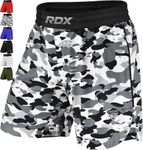 RDX MMA Shorts for Training and Kick Boxing, Trunks for Bodybuilding, Cage Fighting, Muay Thai,BJJ Grappling and Combat Sports, Workout Clothing with Inner Pocket and Drawstring for Martial Arts, Gym