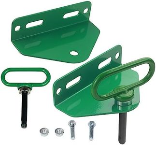 Heavy Duty Universal Zero Turn Mower Trailer Hitch with Bolts and Strong Magnet Trailer Gate Pin -1/2'' Trailer Hitch Mount Green (Pack of 1)