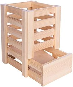 BooGardi Caisse à pommes de terre en bois – 40 x 40 cm – Rangement des pommes de terre