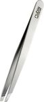 Rubis Switzerland Stainless Steel Silver/Metalic Slanted Tweezer (Swiss Made)