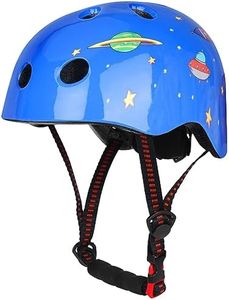 FITTOO Kids Bike Helmet for Boys & Girls, Lightweight Adjustable Child Bicycle Safety Helmets for Skating Cycling Scooter Skateboarding - Small Size (Blue)