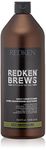 Redken Brews Conditioner, Daily Conditioner For Men, With Protein and Glycerin , Moisturizing and Detangling , Hair and Body Care for Men, Essentials for Men, Perfect for Suitcase or Gym, 1L