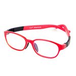 Cyxus Blue Light Blocking Glasses for Kids Sun UV Filter Lightweight Frame Eyeglasses Clear Lens Anti Eye Strain Comoputer Glasses Age 3-12 (Red,6800)