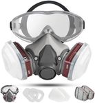 sykua Gas Mask with Safety Goggles 