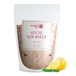 Bubble Me Spoil Yourself Bath Salt | Luxurious Aromatherapy | Soothes & Nourishes | Epsom & Pink Salt Blend | Hydrating Glycerin | Pure Essential Oils |