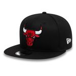 New Era Chicago Bulls NBA Essential Black 9Fifty Adjustable Snapback Cap