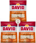 David's Salted & Roasted Sunflower Seeds, (Pack of 3) 5.25 oz Bags (All Natural Pumpkin Seeds)