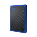 Western Digital 1TB My Passport Go SSD Cobalt Portable External Storage, USB 3.0 - Western DigitalBMCG0010BBT-WESN