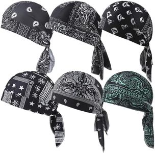 Paisley Cooling Headscarf Cap Set, 2026 New Breathable Sweat Wicking Head Wrap Hat for Men Women (6, Paisley Style -A)