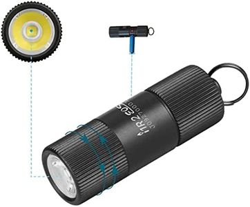 OLIGHT i1R 2 EOS Rechargeable Keychain Torch 150 Lumens LED Flashlights, Mini Pocket Keyring Light for Night Walking or Camping (Black)