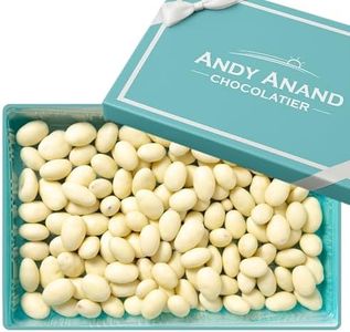 Andy Anand Luxurious Greek Yogurt Covered Almonds, Handcrafted Gourmet Snack, Perfect for Gifting, Voted Best in California | Indulgence, Perfect Present, Tastes Like Real Thing Gift Box (1 lb)