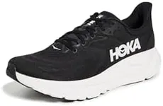 HOKA Men's Arahi 8 Sneaker, Black/White, 10.5