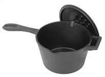 Bayou Classic 7448, 2.5-Qt. Cast Iron Bean Pot with Lid