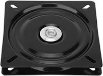 Universal Heavy Duty 360 Degree Seat Swivel Base Mount Plate Swivel Replacement Seat Swivel Base Bar Stool Swivel Plate Replacement for Bar Stool Chair Black (6in)(8in)