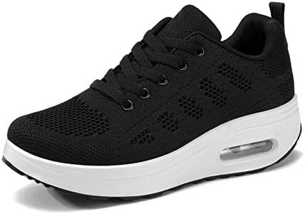 Ahico Zapatillas Adelgazar Mujer Deportivas Balance Zapatos para Correr Ligero Calzado Deportivo Transpirable Gimnasio Fitness Casual Sneakers