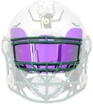 Clear Purple Football Visor, Football Helmet Visor for Adults&Youth, Eye Shield Visor with Football Visor Clips, Easy Install Football Visors for Helmet Football Protection Gear