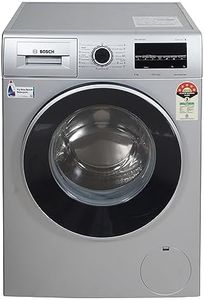 Bosch 8 KG 1400 RPM Inverter Touch Control Fully Automatic Front Loading Washing Machine With Inbuilt Heater & Steam Wash (WAJ2846GIN,Silver)