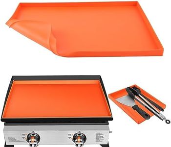 Utheer 22 Inch Silicone Griddle Mat & Spatula Mat for Blackstone Griddle, Heavy Duty Food Grade Silicone Griddle Mat, All Season Cooking Protective Griddle Grill Cover,22 Inch Blackstone griddle cover