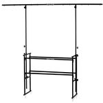 Gorilla GDS-4 4ft Complete Disco Stand With 2 Carpet Shelves