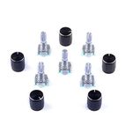 Cylewet 5Pcs 360 Degree Rotary Encoder Code Switch Digital Potentiometer with Push Button 5 Pins and Knob Cap for Arduino (Pack of 5) CLT1100