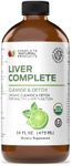 Liver Complete 16oz - Organic Liquid Liver Cleanse & Detox Supplement for High Enzymes, Fatty Liver, & Liver Support