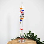 Widdop Bingham Galileo Thermometer - 44cm Multi Coloured 10 Bulbs G108