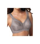 Playtex Women's 18 Hour Comfort Strap Wire Free Bra, Warm Steel,38DDD