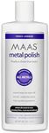 MAAS metal polish 8-Ounce Bottle, Universal Metal Cleaner for All Metals, Clean, Polish, and Protect Silver, Gold, Brass, Copper and More, Tarnish Remover and Silver Cleaner for Jewelry