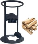 WANKEI Kindling Splitter, One-Piece Kindling Log Splitter, Heavy Duty Cast Iron Firewood Kinding Splitter
