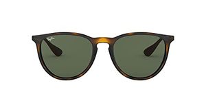 Ray-Ban Erika Aviator Sunglasses, Light Havana, 54 mm