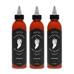 Heartbeat Hot Sauce - Scorpion, 177ml - Small Batch & Handmade, Vegan, Gluten Free, Preservative Free, Featured on Hot Ones Season 13 (3 pack)