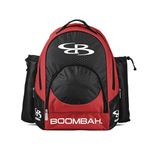 Boombah Tyro Baseball/Softball Bat Backpack - 20" x 15" x 10" - Red/Black - Holds 2 Bats up to Barrel Size of 2-5/8"