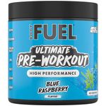 Applied Nutrition BodyFuel Pre Workout Powder - Energy & Physical Performance with Citrulline, Creatine, Beta Alanine (320g - 40 Servings) (Blue Raspberry)